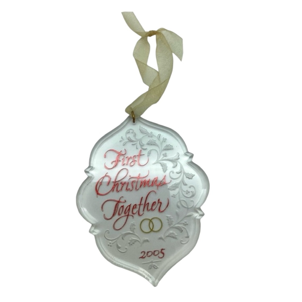 Hallmark 2005 “First Christmas Together” Acrylic Christmas Ornament